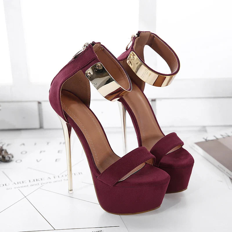 Roxane Ankle Strap Stilettos